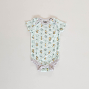 MINT GREEN POOH ONESIE
