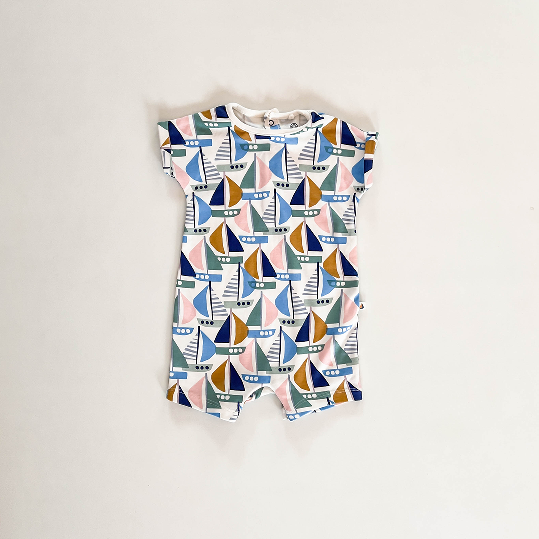 BOAT PATTERNED JUMPSUIT