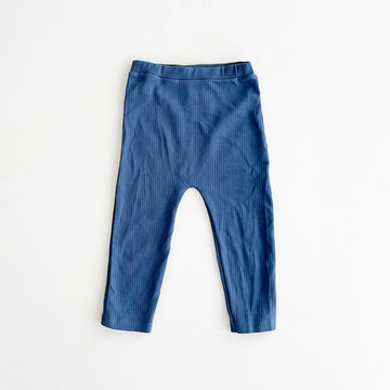 NAVY BLUE RIBBED PANTS