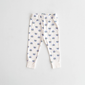 RAINBOW PATTERNED COTTON PANTS