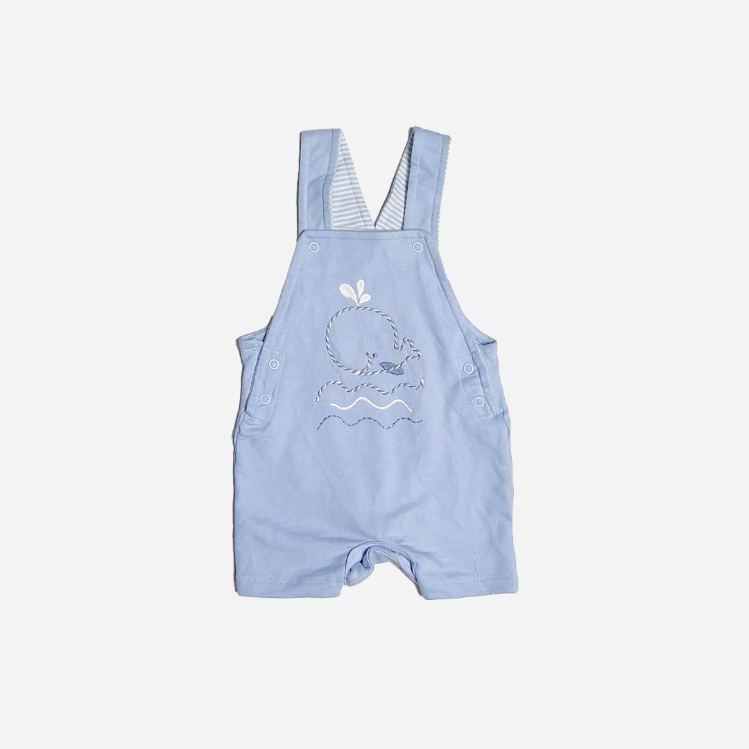BLUE PRINTED DUNGAREE