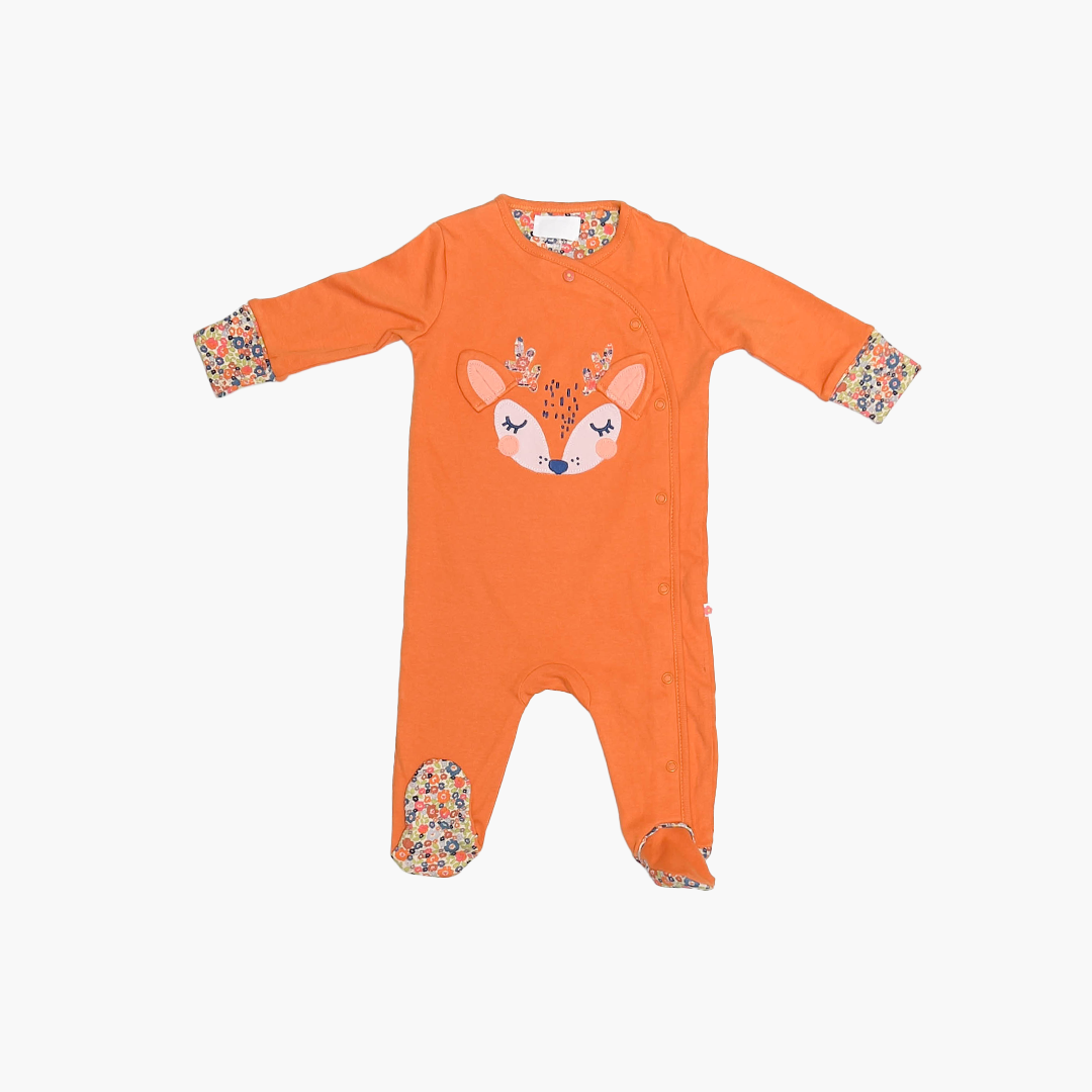 BURNT ORANGE SLEEPSUIT