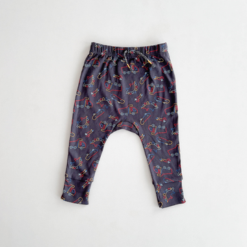GREY BOYS PRINTED PANTS