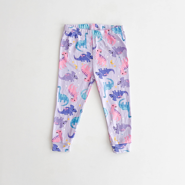 PURPLE DINOSAUR PATTERNED PANTS