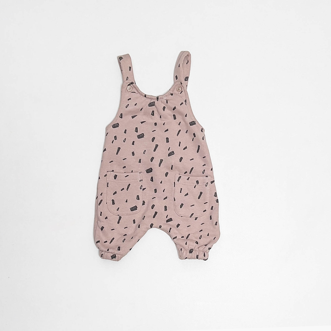 BROWN PATTERNED DUNGAREE