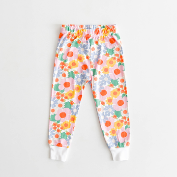 MULTICOLOURED FLORAL PANTS
