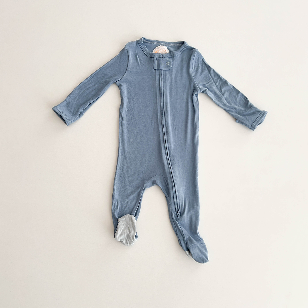 COOL BLUE PLAIN SLEEPSUIT