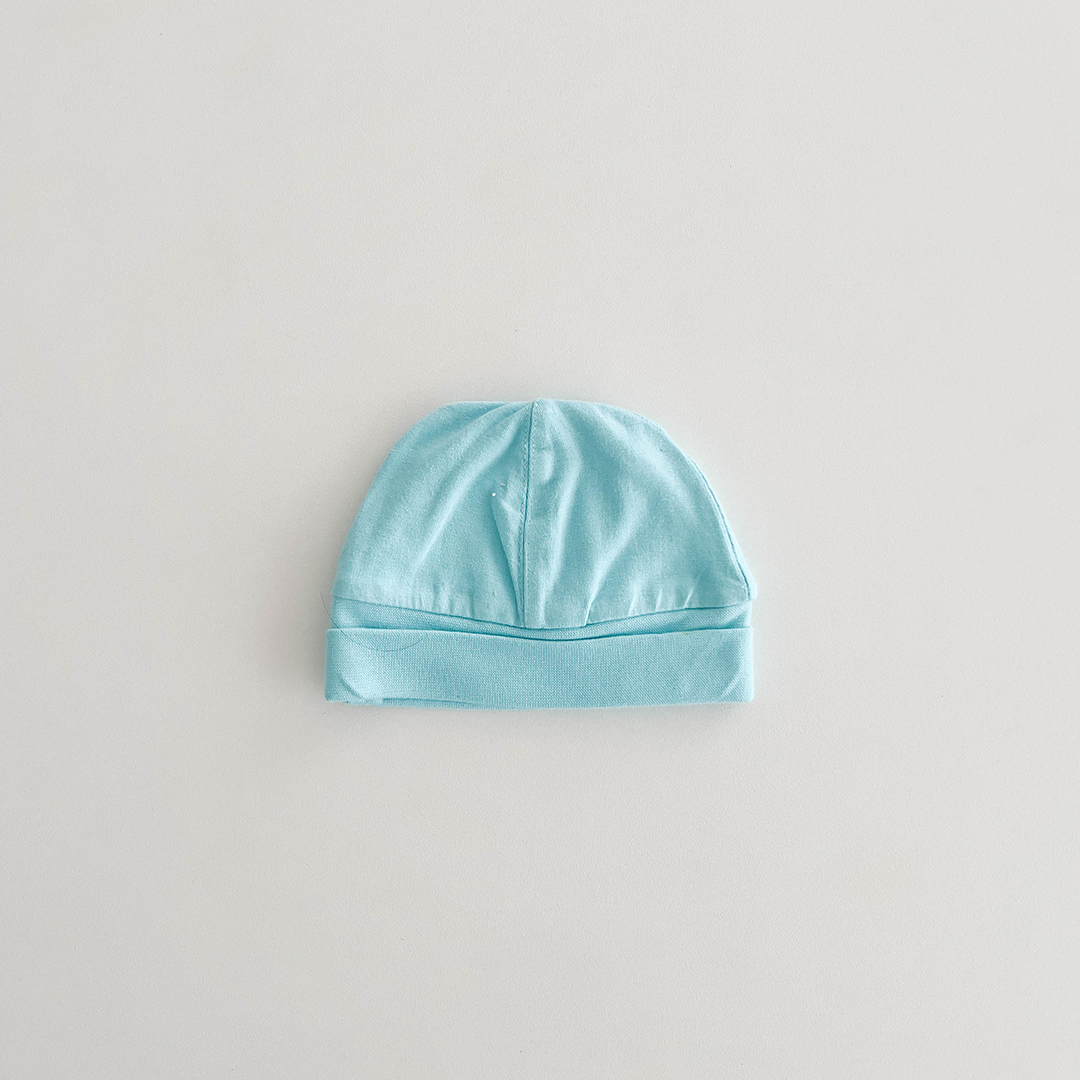 blue plain cap