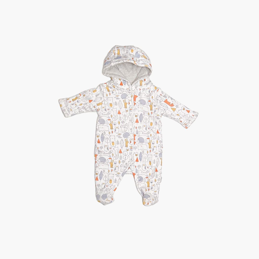 AUTUM PRINTED TOG SLEEPSUIT