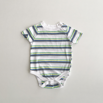 MULTICOLOUR STRPIPED ONESIE