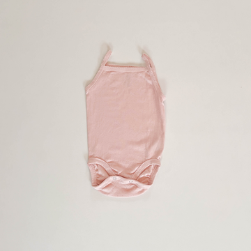 DUSKY PINK POINTELLE ONESIE