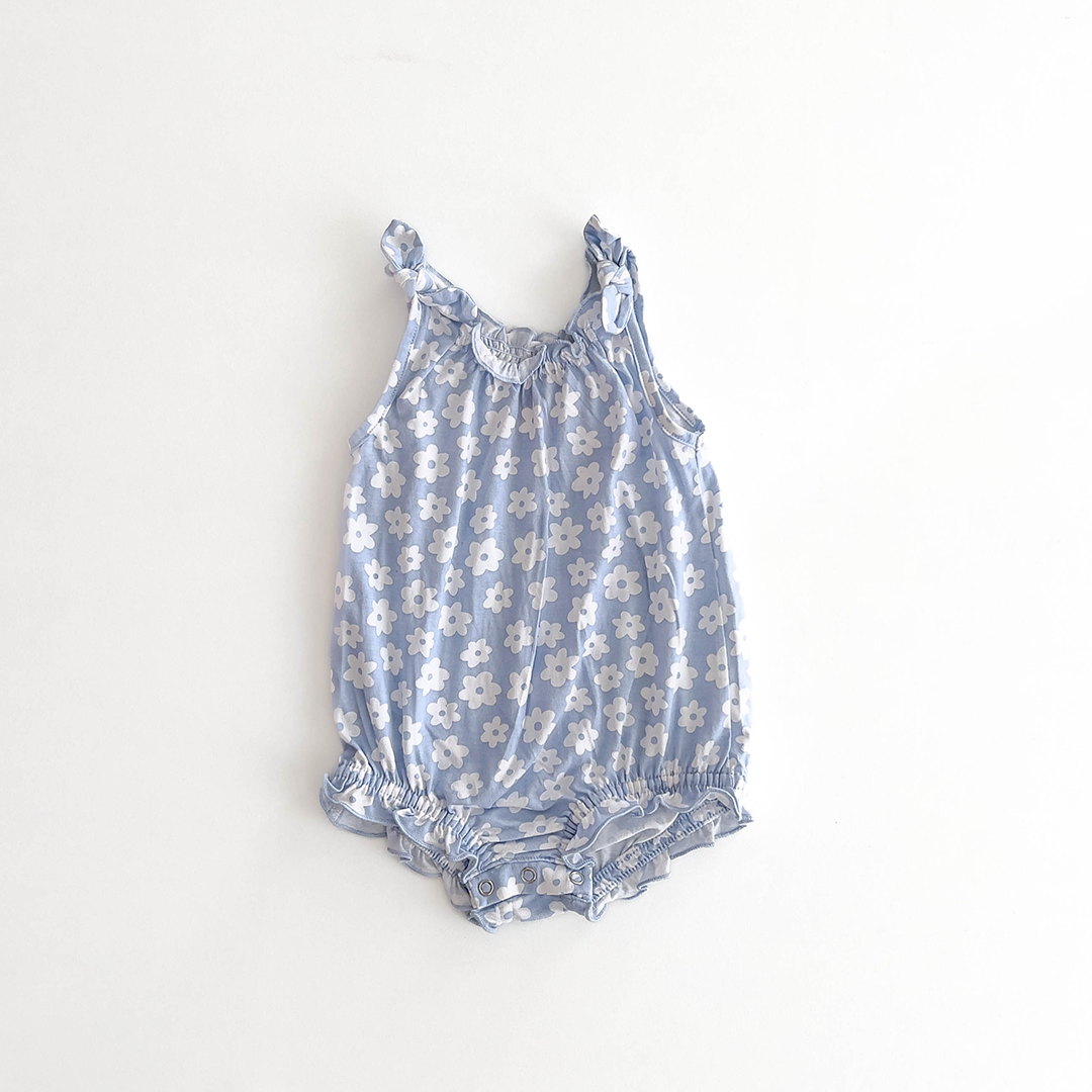 BLUE FLORAL ONESIE