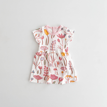 PINK FLORAL FROCK