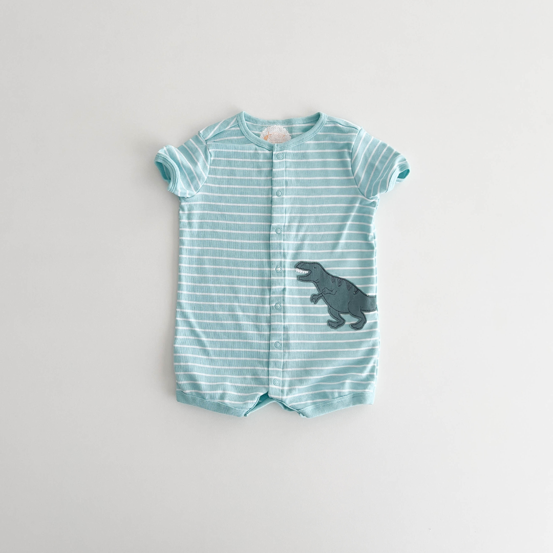 BLUE STRIPED JUMPSUIT