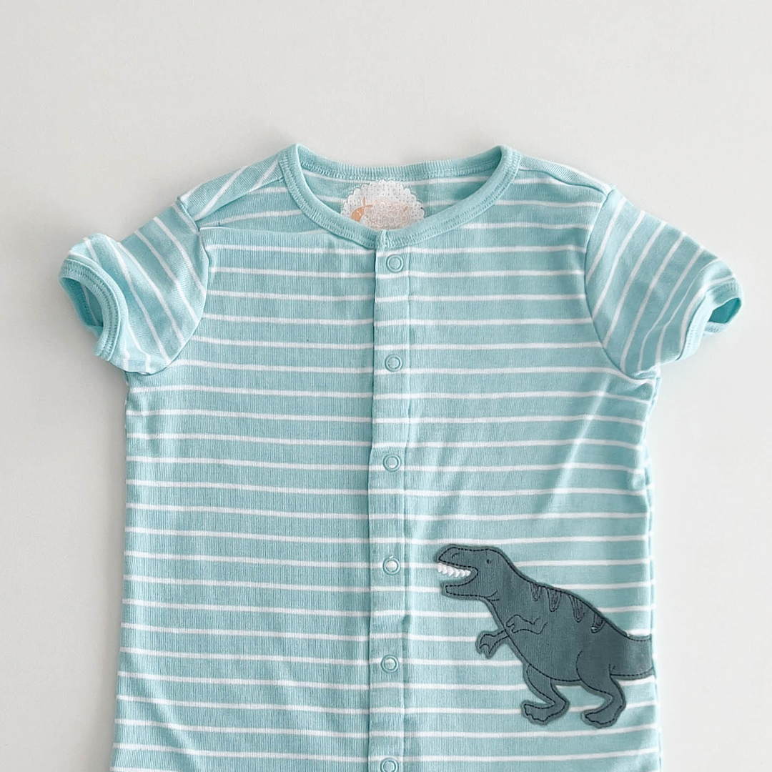 BLUE STRIPED JUMPSUIT