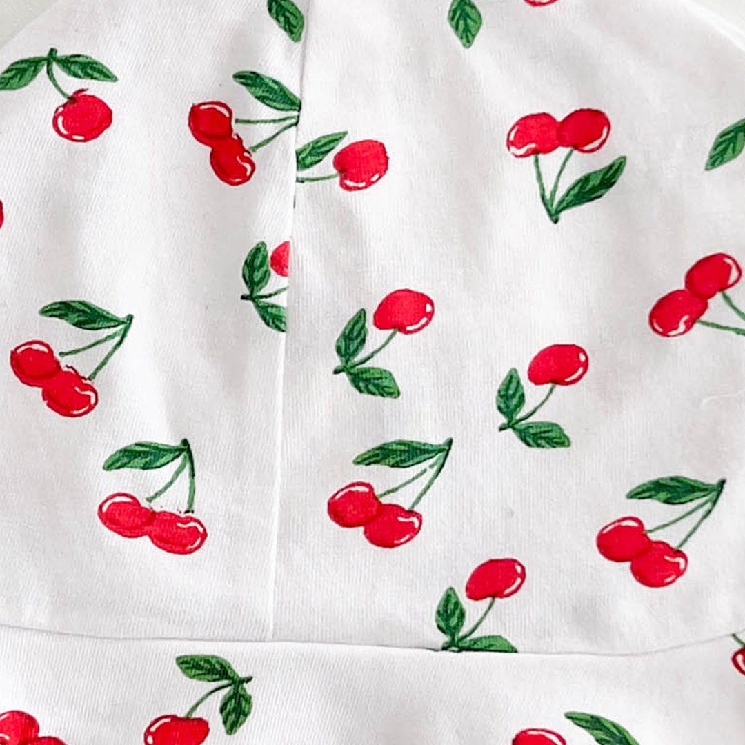 CHERRY PRINTED CAP