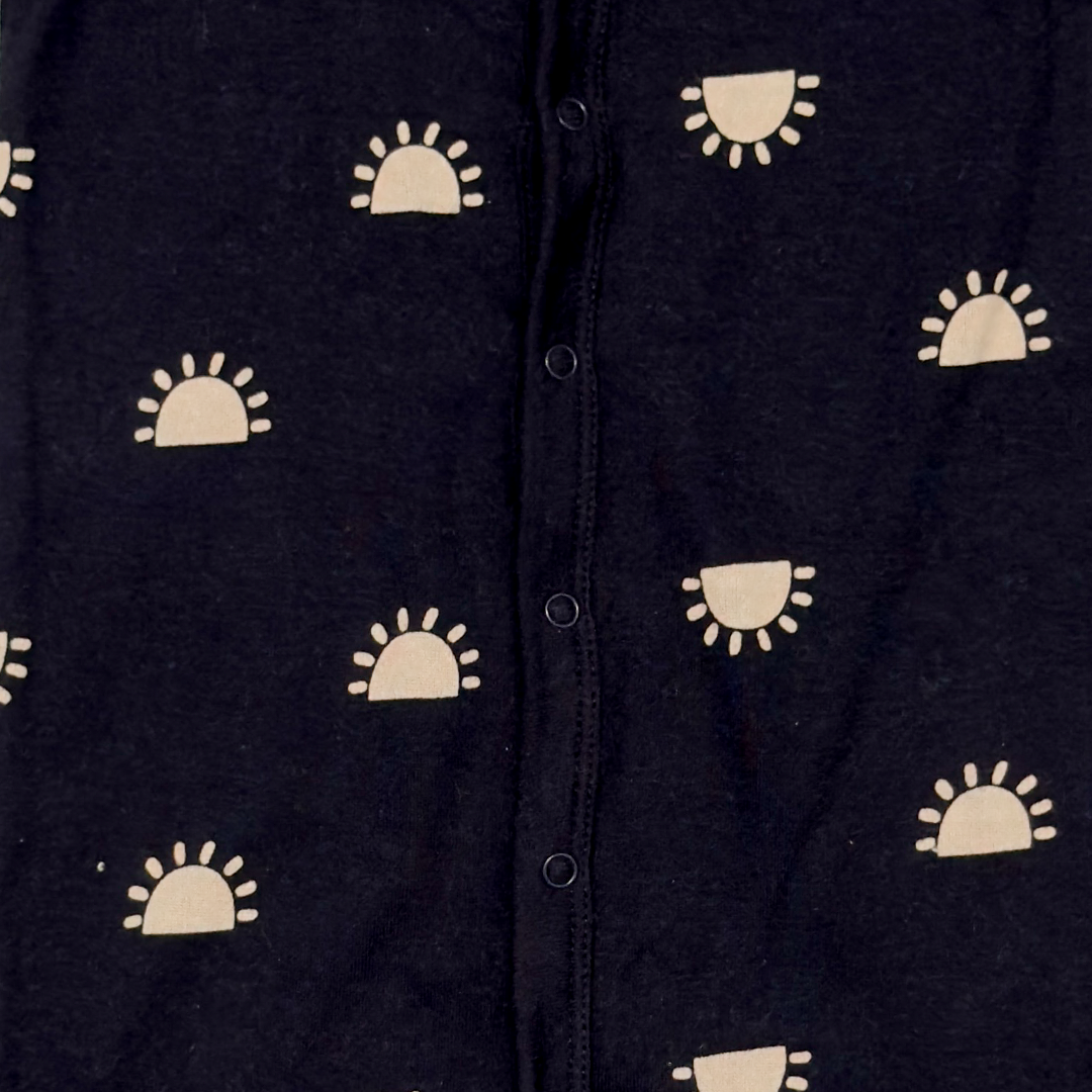BLACK SUN PRINTED ROMPER