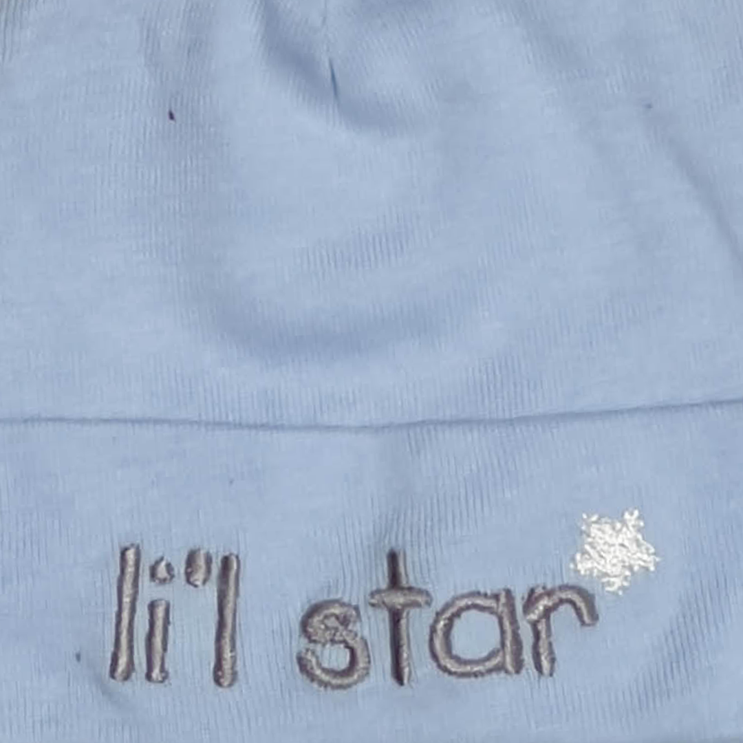 BLUE LIL STAR PLAIN CAP