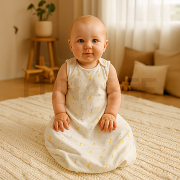 WHITE DUCK PRINTED SLEEPING BAG