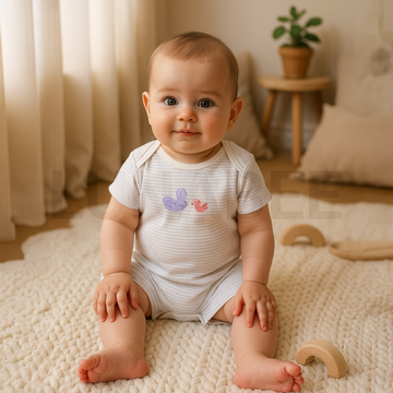 LAVENDER PATTERNED JUMPSUIT