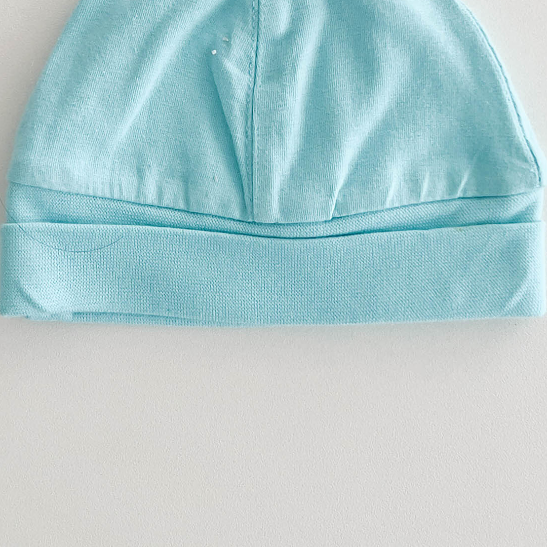 blue plain cap