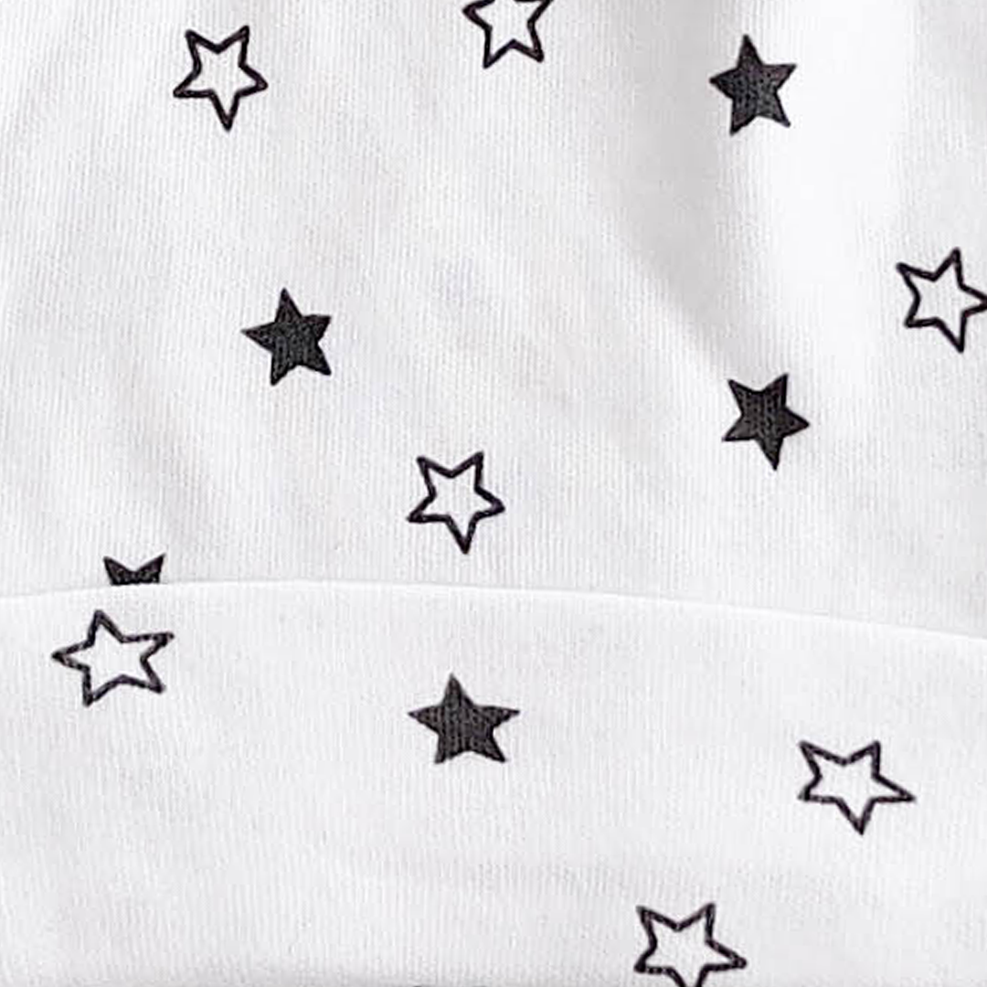 BLACK STAR PRINTED CAP