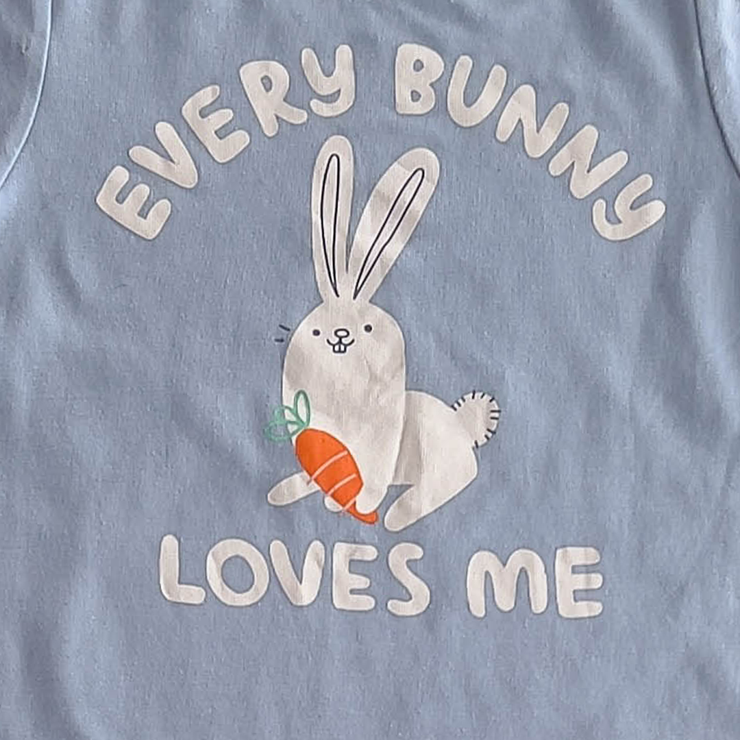 BLUE HALF SLEEVE ROMPER