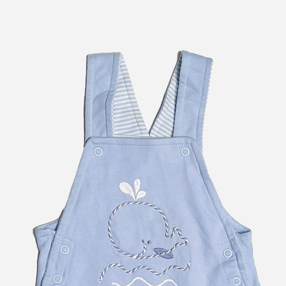 BLUE PRINTED DUNGAREE
