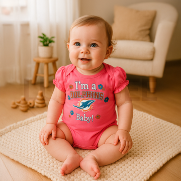HOT PINK PATTERNED ONESIE