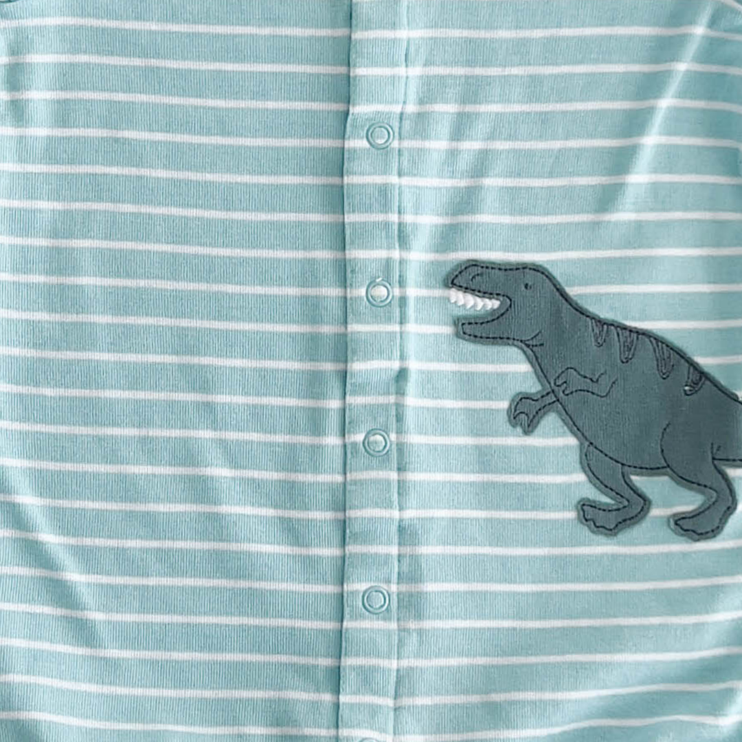 BLUE STRIPED JUMPSUIT