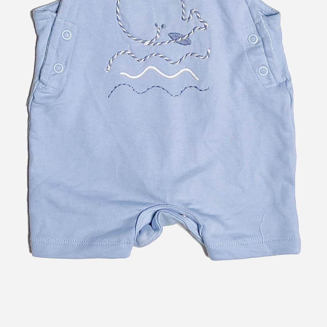 BLUE PRINTED DUNGAREE