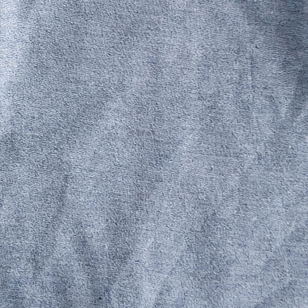 BLUE DUNGAREE SHORTS
