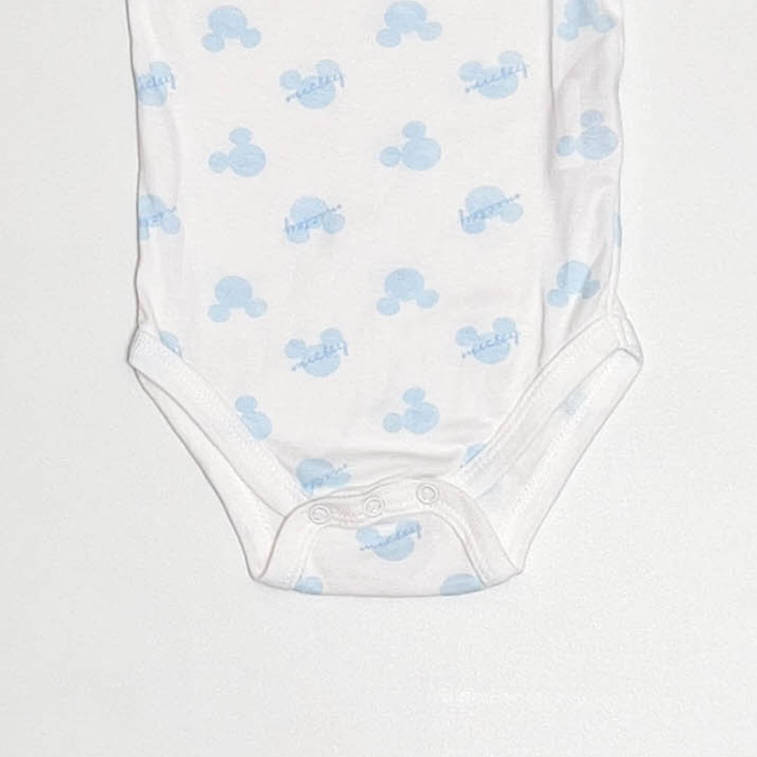 BLUE MICKEY PRINTED ONESIE