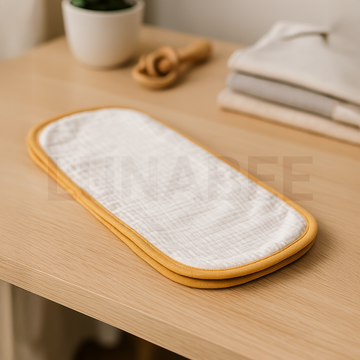 WHITE MUSLIN BURP CLOTH
