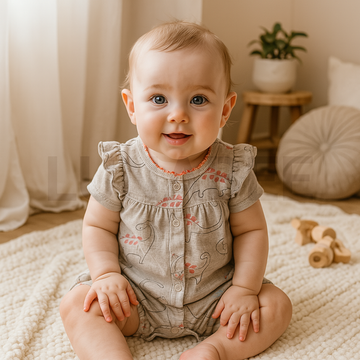 GREY PRINTED JUMPSUIT