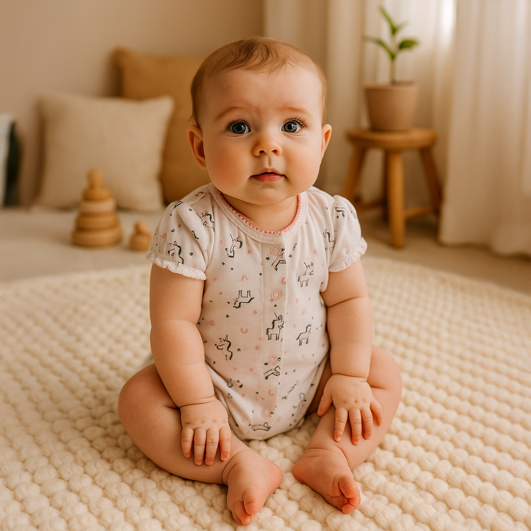 CARTER'S WHITE UNICORN JUMPSUIT