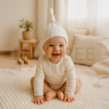 STAR PRINTED KNOTED CAP