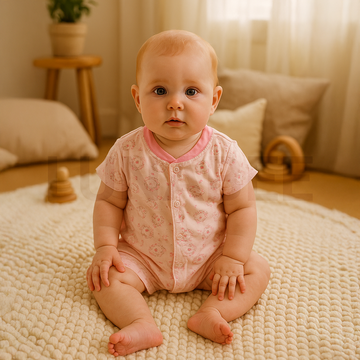 PINK CUPCAKE PATTERNED JUMPSUIT