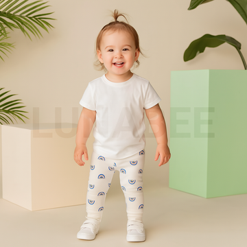 RAINBOW PATTERNED COTTON PANTS