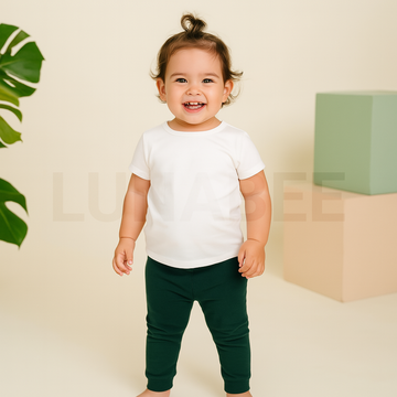 DARK GREEN COTTON PANTS