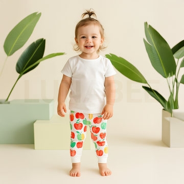 APPLE PATTERNED PANTS