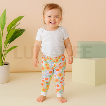 MULTICOLOURED FLORAL PANTS