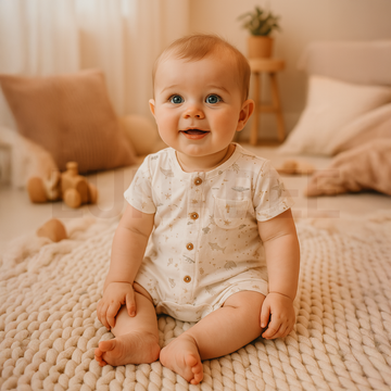 IVORY OCEAN PRINTED JUMPSUIT