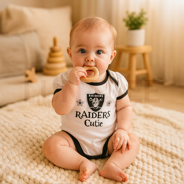 BLACK PRINTED ONESIE