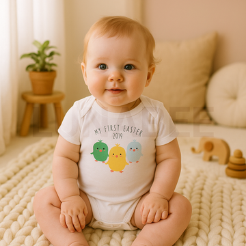 WHITE PRINTED ONESIE