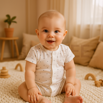 WHITE STAR PRINTED JUMPSUIT