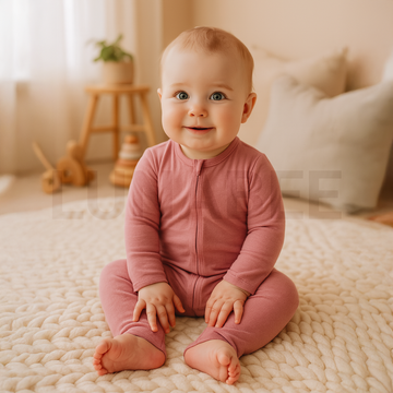 PINK PLAIN ROMPER