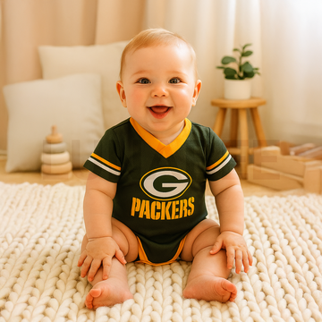GREEN JERSEY MODEL ONESIE