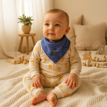 BLUE BANDANA BIBS