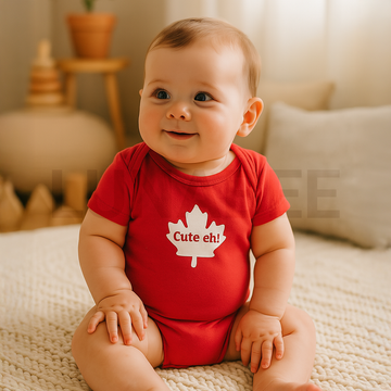 RED PRINTED ONESIE